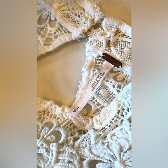 Free People Guipure Lace Mini Dress - Picture 11 of 12